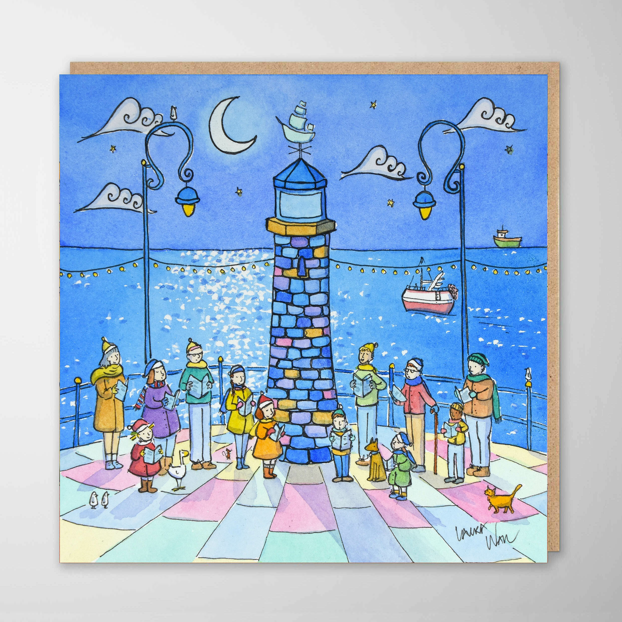 X LIGHTHOUSE CARD 25